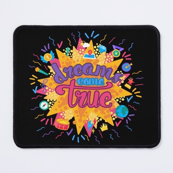 Item preview, Dreams Come True Motivational and Inspirational Typography designed and sold by KawaiiTops.