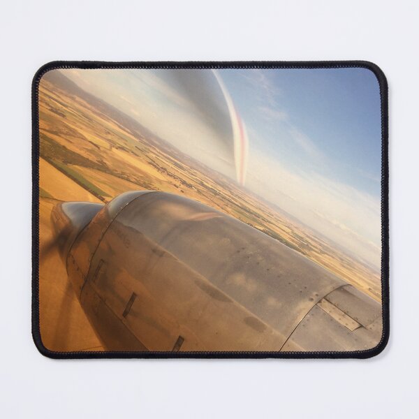 Item preview, Aeroplane banking over the wide brown land designed and sold by Jane McDougall.
