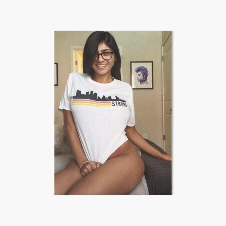 450px x 450px - Mia Khalifa Art Board Prints for Sale | Redbubble