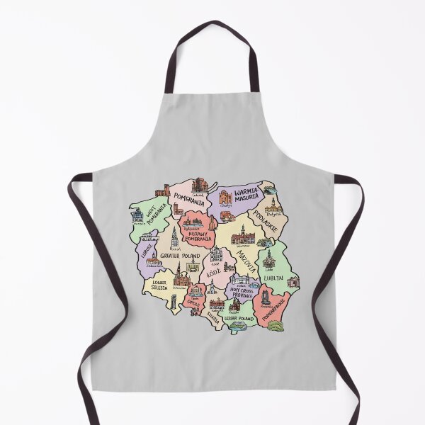 Item preview, Colorful Map of Poland (Polska) designed and sold by Sheridan T.