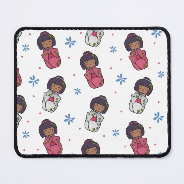 Item preview, Japanese Kawaii Doll, Flower, and Dotted Pattern designed and sold by RyanCaudell.