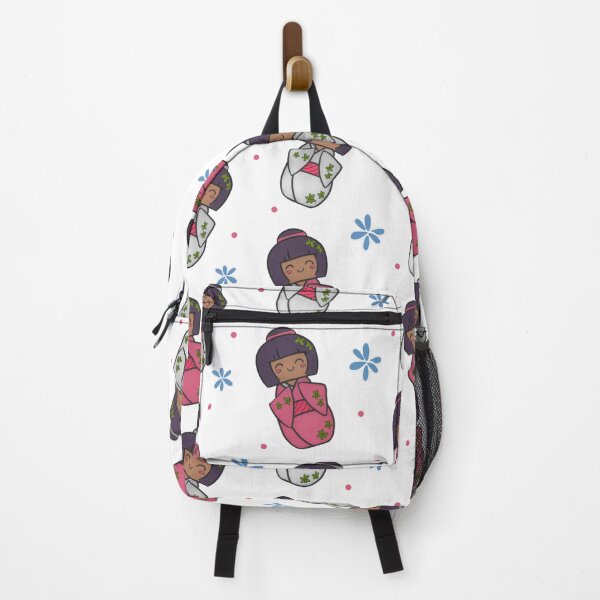 Item preview, Japanese Kawaii Doll, Flower, and Dotted Pattern designed and sold by RyanCaudell.