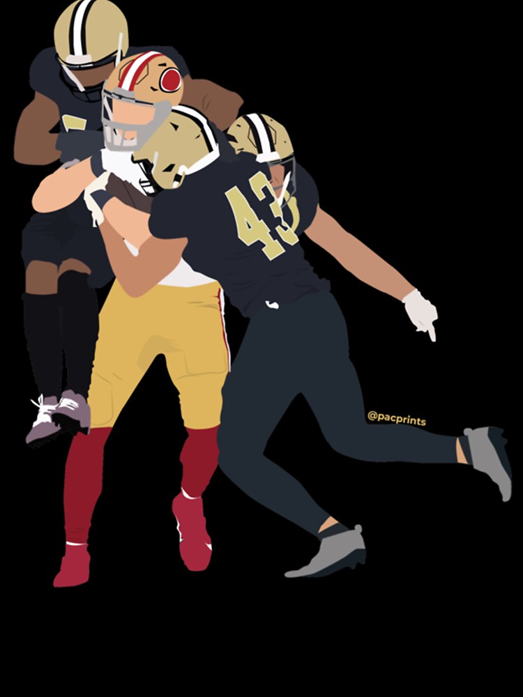 49ers George Kittle on the catch win Saints Shirt