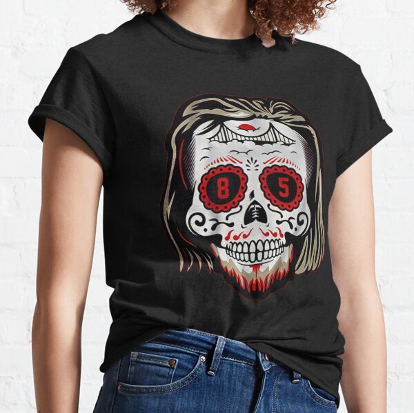 George Kittle Sugar Skull Halloween Tee Shirt San Francisco 49ers