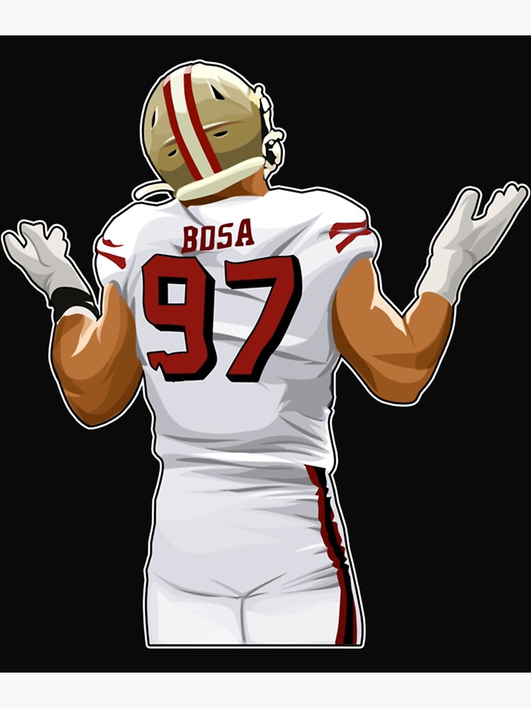 Nick Bosa After Sacking ' Poster for Sale by PSeonna