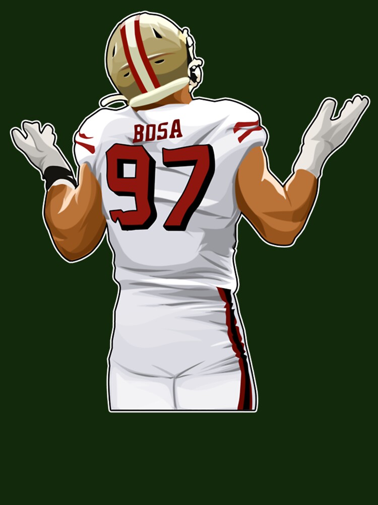 San Francisco 49ers Nick Bosa #97 Black Player Game Jersey Mens NFL L