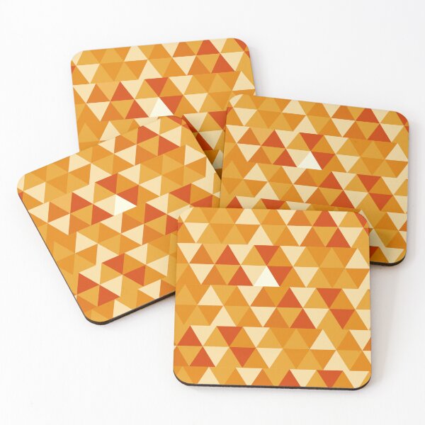 Item preview, Abstract orange triangle Art designed and sold by Tshirtstory.