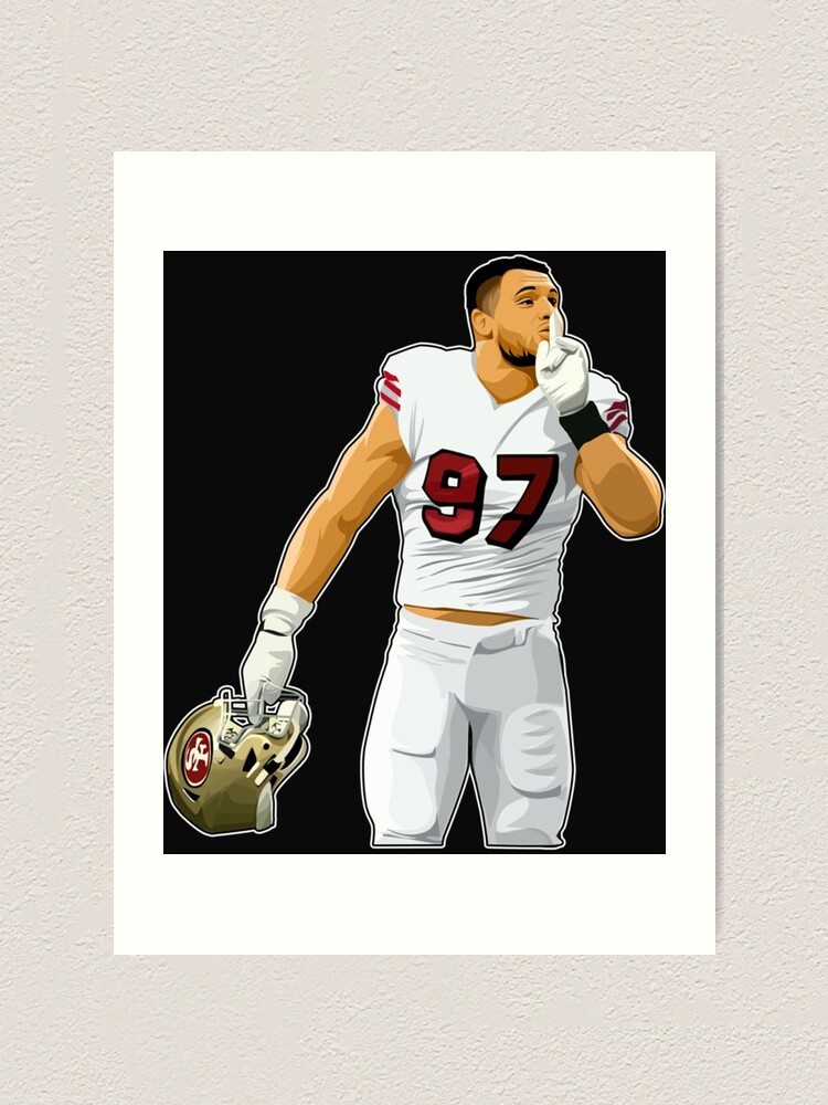 Nick Bosa After Sacking  Poster for Sale by PSeonna