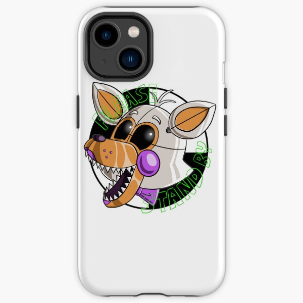 Lolbit caso de telefone para iphone 14 pro max 13 12 mini 11 xr 7 8 plus  capa de pele de fibra lolbit fnaf cinco noites na irmã