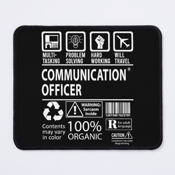 Item preview, Communication Officer T Shirt - MultiTasking Certified Job Gift Item Tee designed and sold by sabinacsnm.