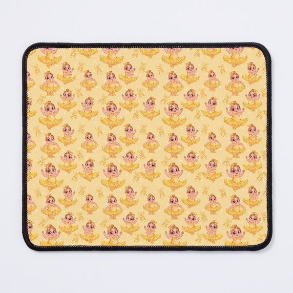 Item preview, cute baby ballerina pattern yellow designed and sold by ArtInPi.