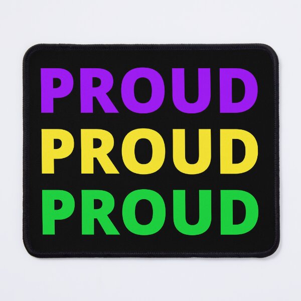 Item preview, Mardi Gras Proud designed and sold by uniqueitems.