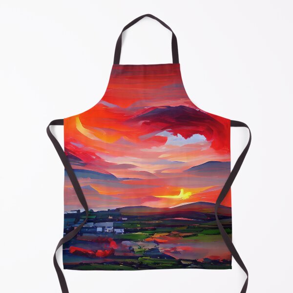 Item preview, Stunning Abstract Welsh Sunset designed and sold by WelshStuff.
