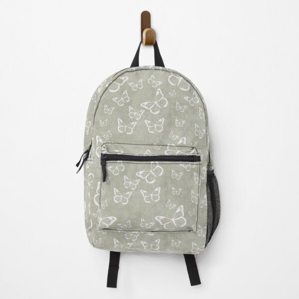 Item preview, Grayish green butterfly pattern   designed and sold by Krissys-Art.