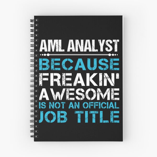 Item preview, Aml Analyst T Shirt - Freaking Awesome Job Gift Item Tee designed and sold by oetate4774.