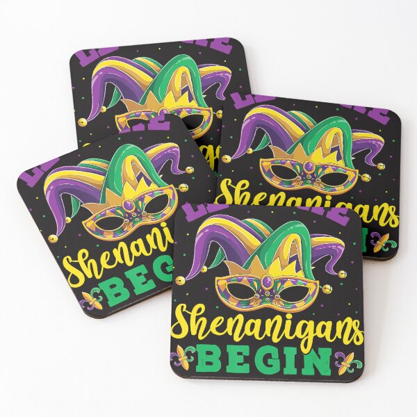Item preview, Let The Shenanigans Begin Funny Mardi Gras Jester Hat designed and sold by CindyButler.
