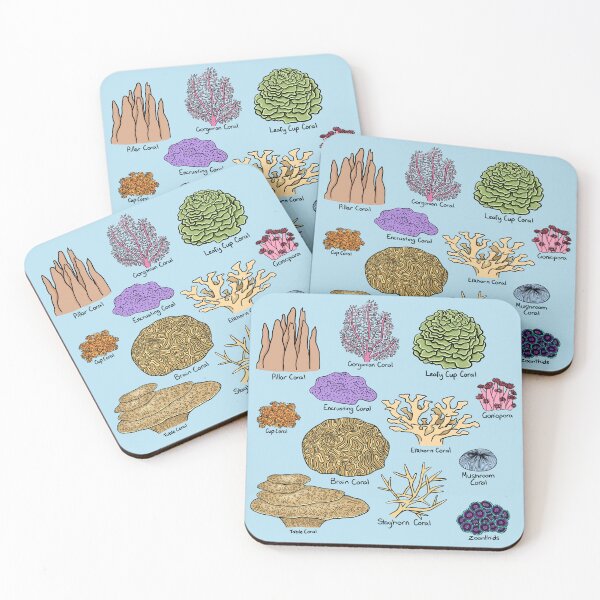 Item preview, Types Of Coral designed and sold by BundaBear.