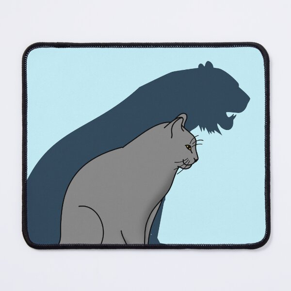 Item preview, Chartreux Silver Grey Cat with Tiger Shadow designed and sold by FandomizedRose.