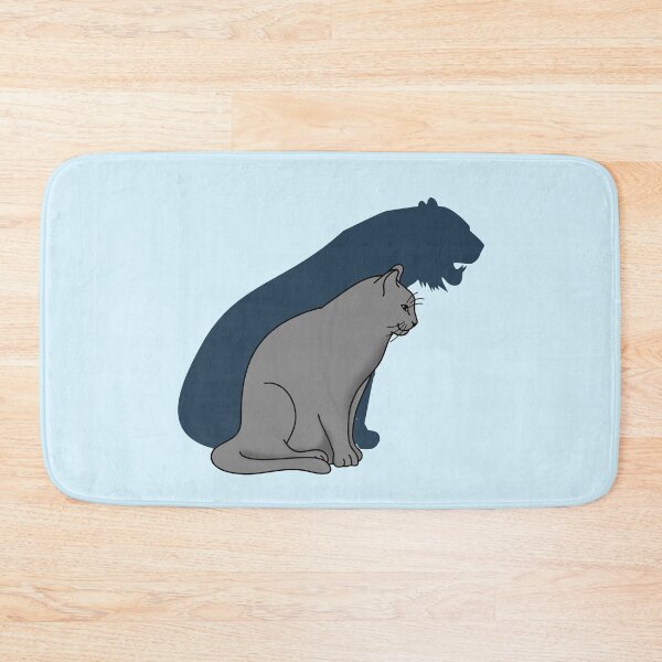 Item preview, Chartreux Silver Grey Cat with Tiger Shadow designed and sold by FandomizedRose.