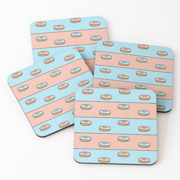 Item preview, Donut pattern in pastel colors designed and sold by Katie  makes Art.