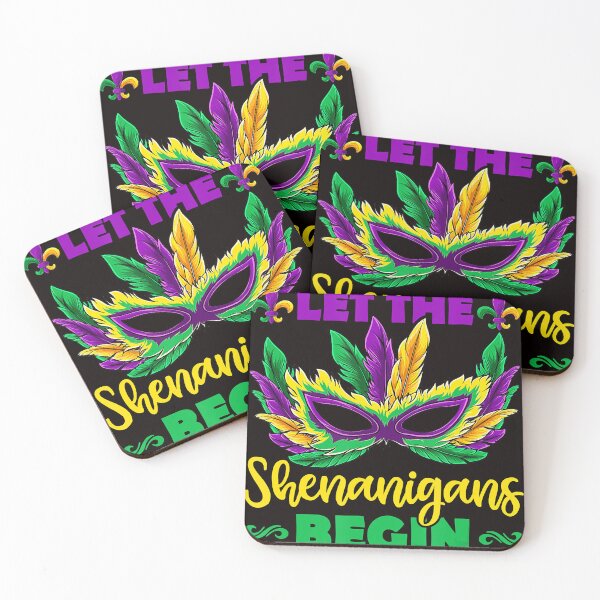 Item preview, Let The Shenanigans Begin Mardi Gras designed and sold by CindyButler.
