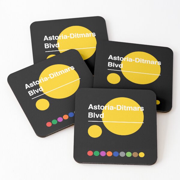 Item preview, Astoria Ditmars Blvd Queens New York City Subway designed and sold by ClickForMore.