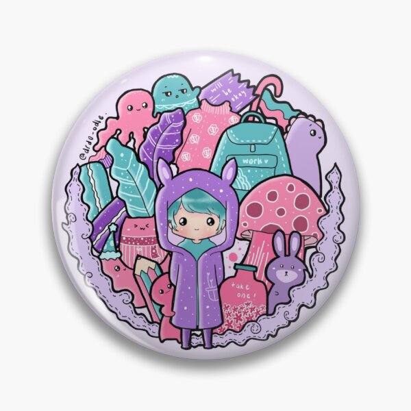 Item preview, Purple Pink Alien designed and sold by Drdo-odle.