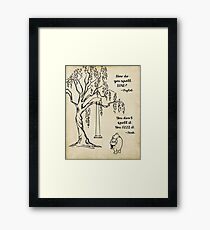 Winnie the Pooh - Wie buchstabiert man Liebe? Gerahmtes Wandbild