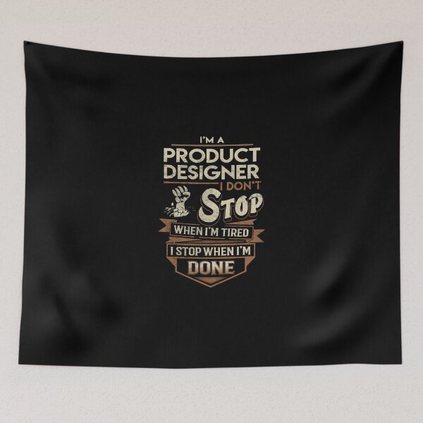 Item preview, Product Designer T Shirt - I Stop When Done Job Gift Item Tee designed and sold by paneczkopat.