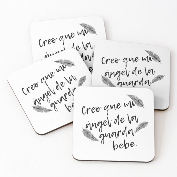 Item preview, Creo que mi ángel de la guarda bebe. I Think My Guardian Angel Drinks. designed and sold by SusySell.