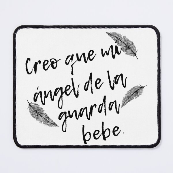 Item preview, Creo que mi ángel de la guarda bebe. I Think My Guardian Angel Drinks. designed and sold by SusySell.