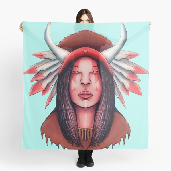Vista previa del artículo con la obra «La corona india de cuernos y plumas», diseñado y vendido por ruidaniel.