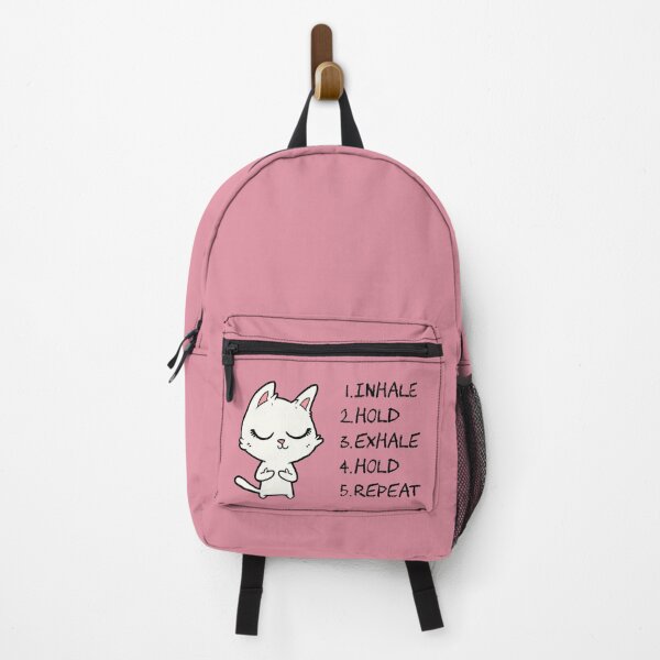 Item preview, Inhale Exhale - White Cat designed and sold by SpeakLifeHQ.