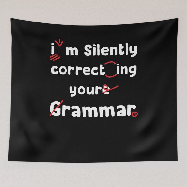 Item preview, I'm Silently Correcting Your Grammar High School Shirt, Funny Grammar Shirt, English Teacher Gift, Checking Grammar Shirt, Grammar Lover Tee designed and sold by aymob.
