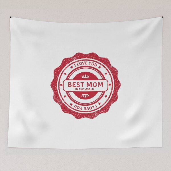Item preview, Best Mom, I Love You, stamp,  designed and sold by LuFilu.