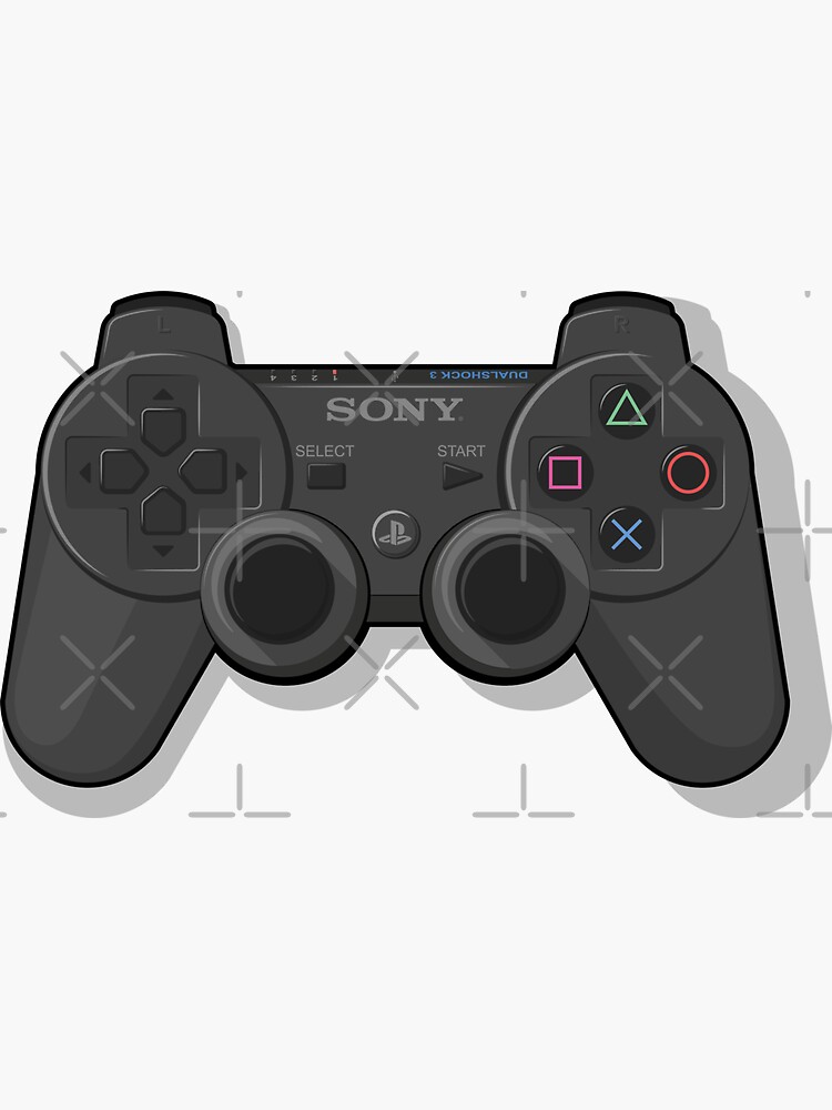 "Playstation 3 Controller" Sticker by kelas2ebuhTM Redbubble