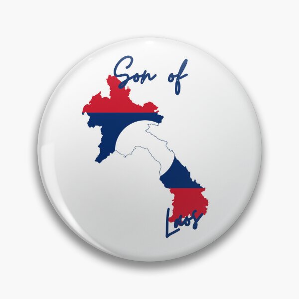 Item preview, Son of Laos Map Flag designed and sold by NovawayDirect.