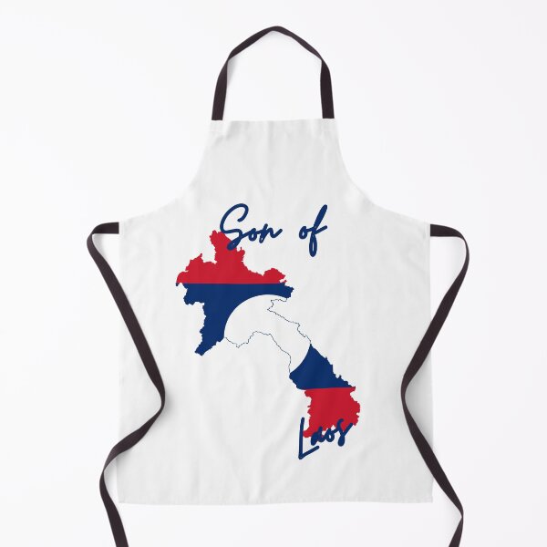 Item preview, Son of Laos Map Flag designed and sold by NovawayDirect.