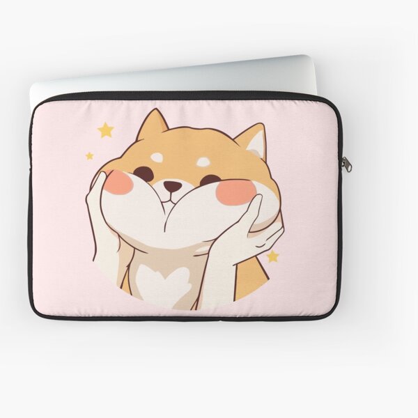 Compilation of Cartoon Cute Pet Dogs Shockproof Laptop Shoulder Messenger Bag Laptop Case Sleeve Laptop Briefcase Business Handbag 