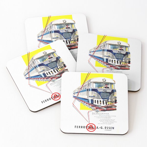 Item preview, Vintage German Ferrostaal railcar advert designed and sold by Random Railways.