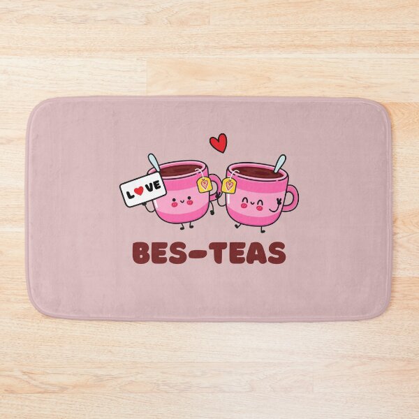 Item preview, Bes-teas, cute best teas for best friends, love pun. Smiling friends and best friends forever  designed and sold by WhaleSharkShop.