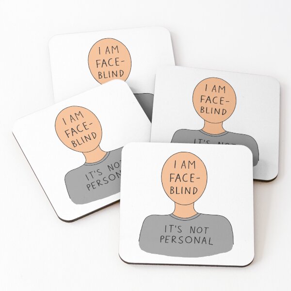 Item preview, I am face-blind, it’s not personal designed and sold by Fantistic  on Redbubble.
