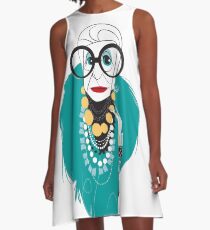 Iris Apfel A-Line Dress