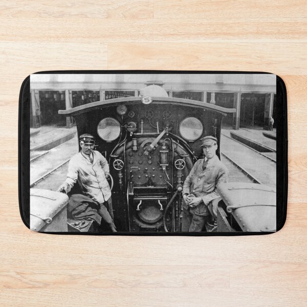Item preview, Train Driver & Fireman pose for the camera designed and sold by Random Railways.