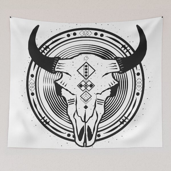 Item preview, bullhead designed and sold by Joss.B Artwork .