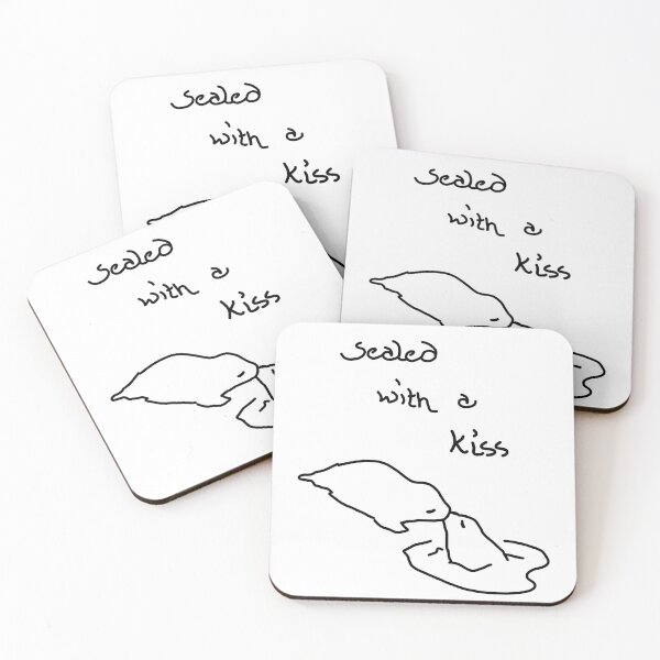 Item preview, seal seals kiss sealed with a kiss badly drawn designed and sold by MiraNomegusta.