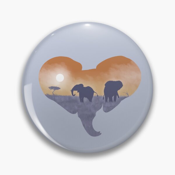 Item preview, elephants in sunrise designed and sold by KimeraOne.