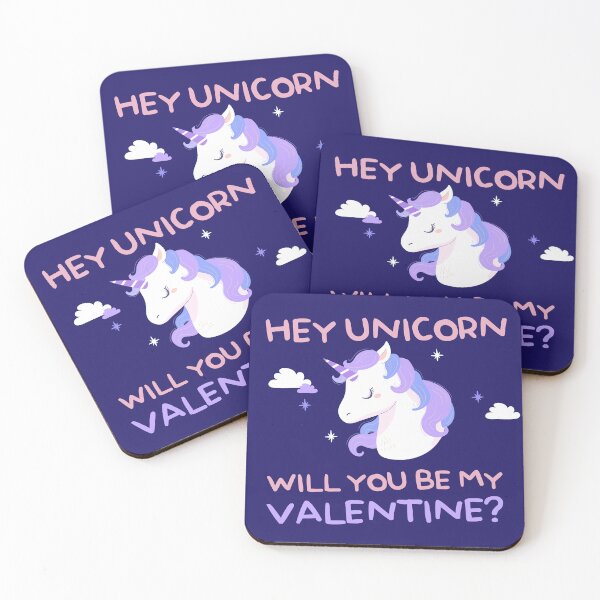 Item preview, hey unicorn will you be my valentine v3 designed and sold by Grafik0.