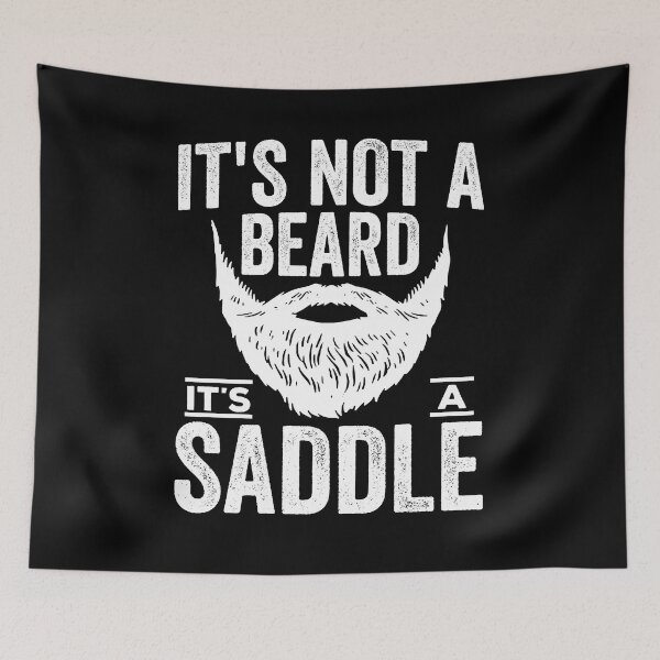 Item preview, It’s Not A Beard It’s A Saddle Shirt, Beard Shirt For Men, Shirt For Bearded Men, Funny Beard Shirt, Beard lover Shirt, Funny Beard Gifts designed and sold by aymob.