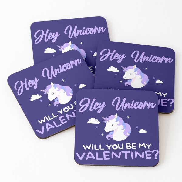 Item preview, hey unicorn will you be my valentine v5 designed and sold by Grafik0.